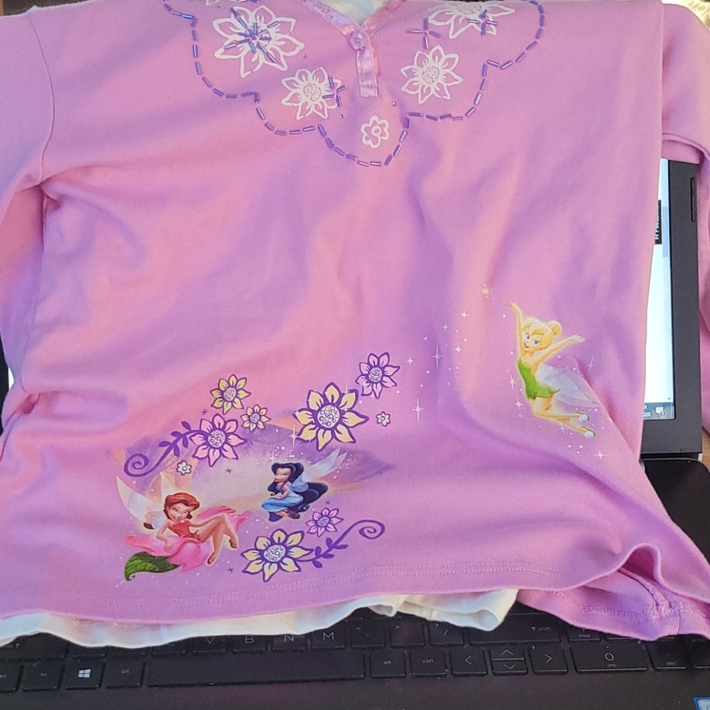 Disney tinker bell top 2 pc